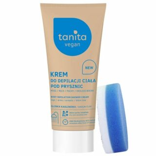 Tanita Vegan body hair removal cream for shower with kaolin clay