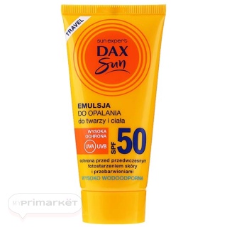 DAX Face and Body Tanning Emulsion SPF50