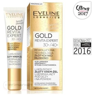 EVELINE GOLD LIFT EXPERT 30+/40+ Eye Lips Firming cream-gel