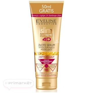 EVELINE Slim Extreme 4D, golden slimming and modeling serum - 250 ml