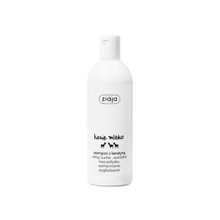 ZIAJA Goat Milk SHAMPOO with KERATIN - 400 ml